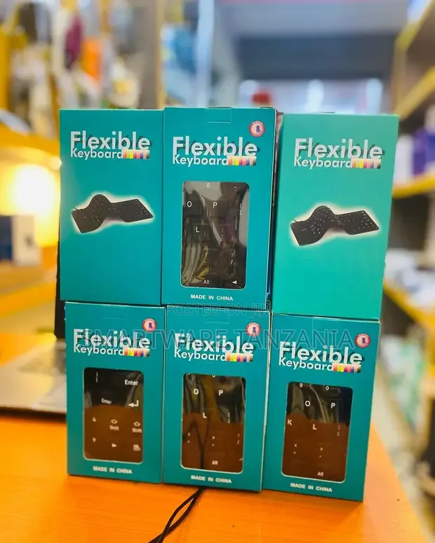 109 Keys Wired Usb Flexible Foldable Silicone Keyboard