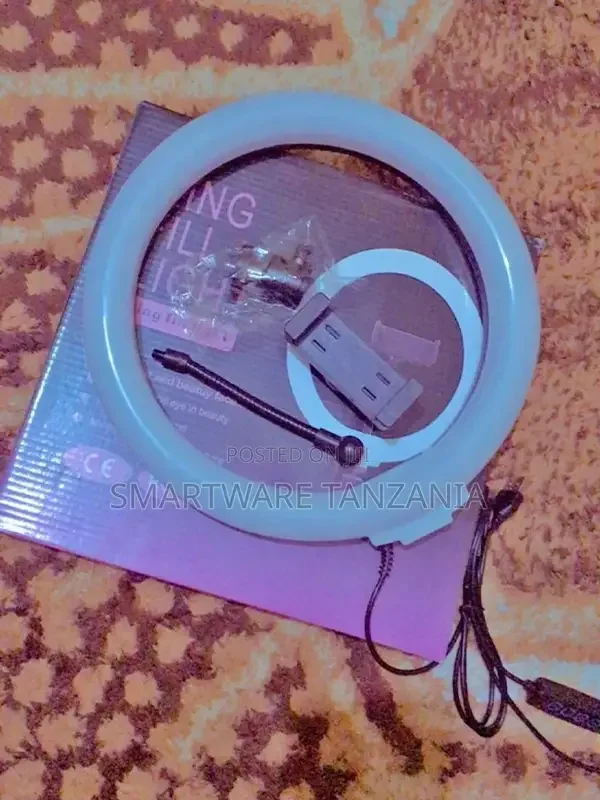 10 Portable LED Ring Light With 3 Color Mode Dimmable Light - Buy in Dar es Salaam, Tanzania | Smartware