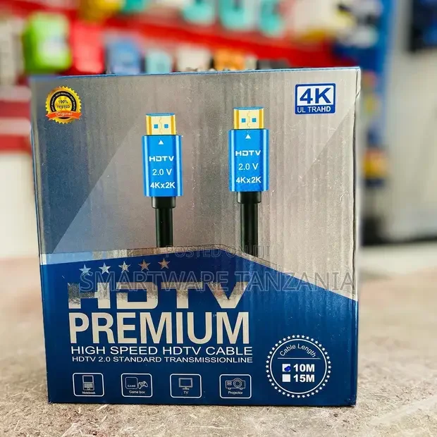 10m Ultra HD Multimedia HDMI Cable, 18Gbps - Buy in Dar es Salaam, Tanzania | Smartware