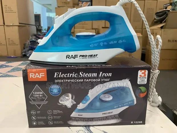 1200W Lightweight Steam Iron With Non-stick Coated Soleplate - Buy in Dar es Salaam, Tanzania | Smartware