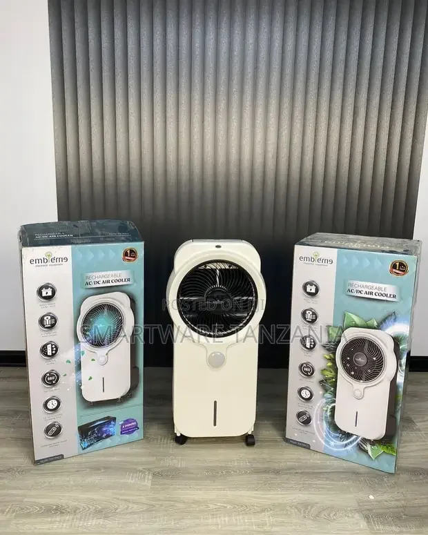 12 Inch Rechargeable Fan Mist Standing Fan With Water Tank