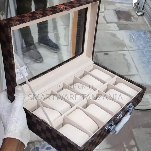 12 Men Watch Storage Box Watch Storage Box Faux Case