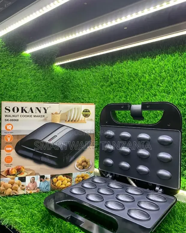 12 Walnut Cookie Maker, Double Sided Heating - Buy in Dar es Salaam, Tanzania | Smartware