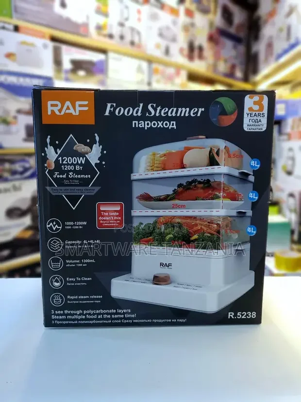 12L Multifunction Electric Food Steamer Cooker With Timer