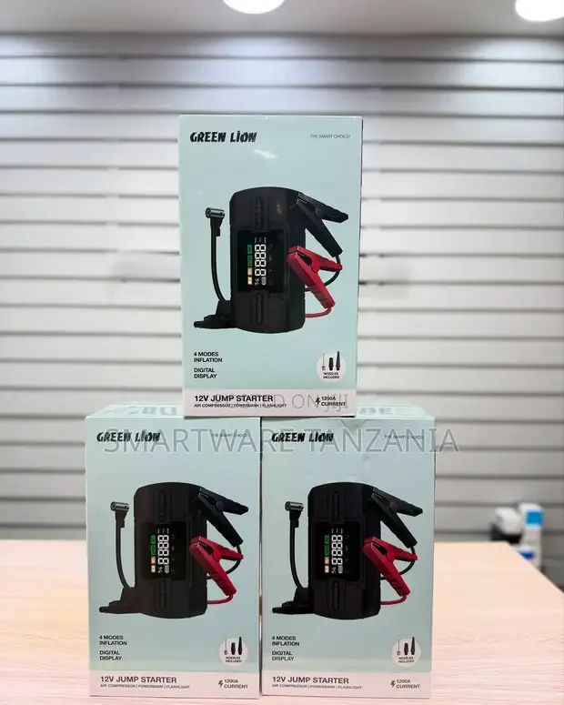 12v Jump Starter With Air Compressor - Buy in Dar es Salaam, Tanzania | Smartware