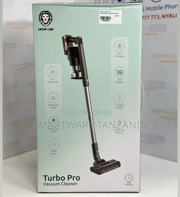 130w Turbo Vacuum Cleaner With 0.5l Tank, 2200mah Battery