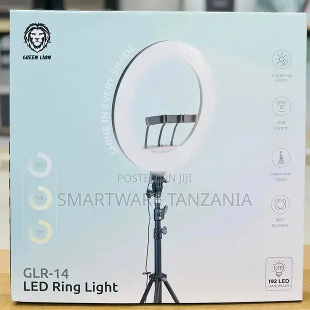 14 Inch LED Ring Light with Tripod Stand and Phone Holder - Buy in Dar es Salaam, Tanzania | Smartware