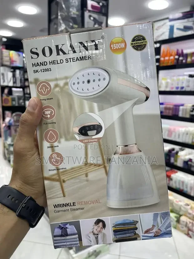1500 W Portable Clothes Steamer with 280 ml Water Tank - Buy in Dar es Salaam, Tanzania | Smartware