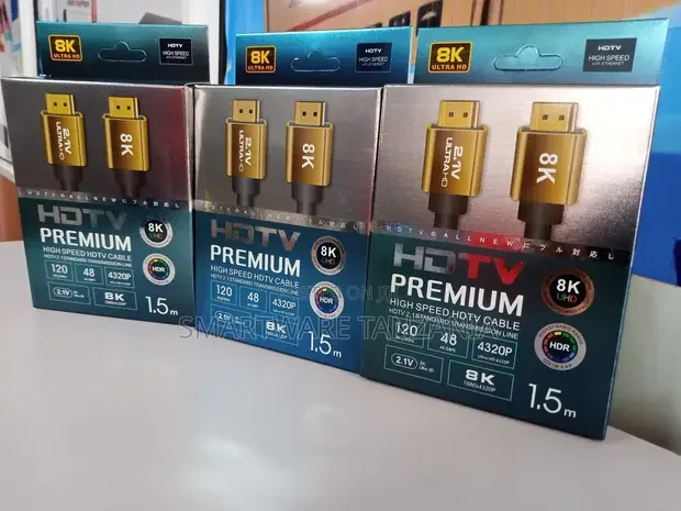1.5 Meter HDMI Cable High Speed, Gold Connectors - Buy in Dar es Salaam, Tanzania | Smartware