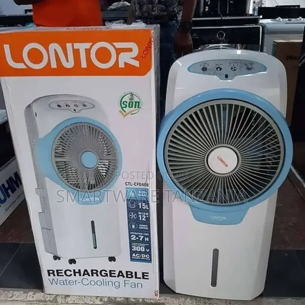 15L LONTOR Rechargeable Air Cooler Fan - Buy in Dar es Salaam, Tanzania | Smartware