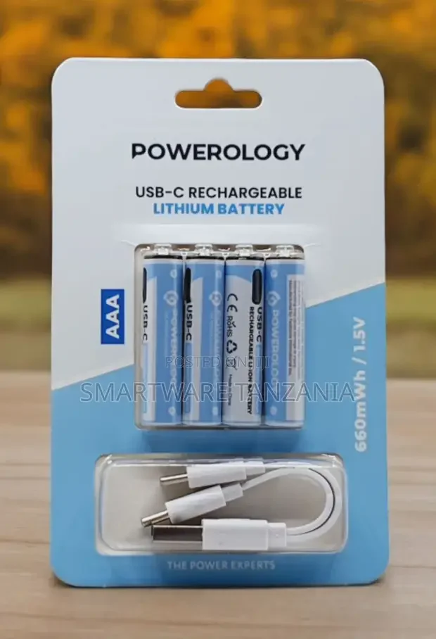 1.5v AAA Rechargeable Battery 3A USB Charging - Buy in Dar es Salaam, Tanzania | Smartware