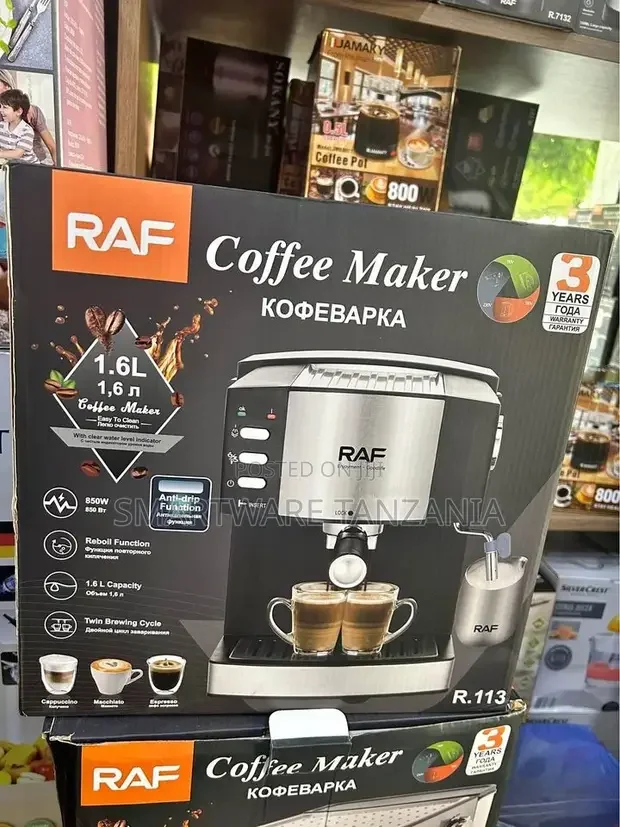 1.6 L Espresso Machine For 2 Cups Of Coffee - Buy in Dar es Salaam, Tanzania | Smartware