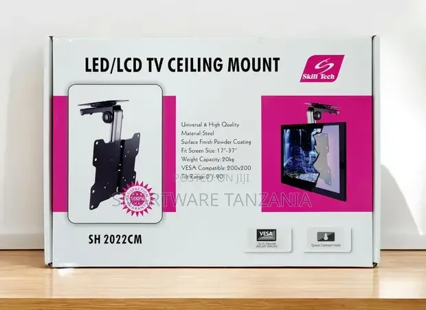 17 - 37 TV Ceiling Mount Bracket With Tilt Swivel - Buy in Dar es Salaam, Tanzania | Smartware