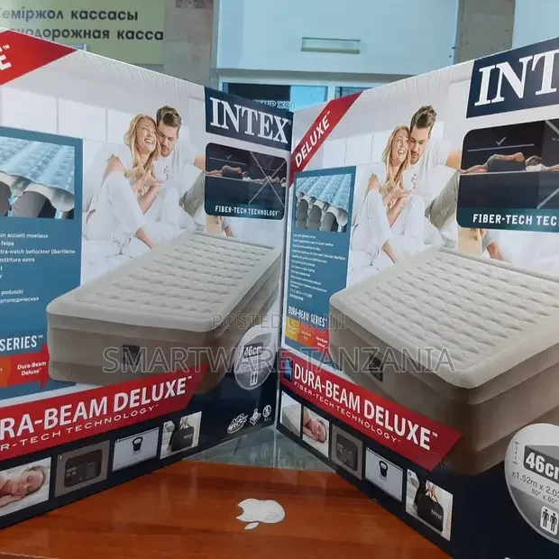 18 Inch High Queen Air Mattress with Built-In Pump - Buy in Dar es Salaam, Tanzania | Smartware