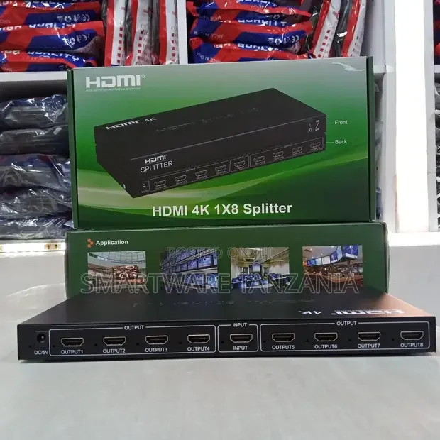 1X8 HDMI 2.0 Splitter Adapter for Laptop & Gaming Console - Buy in Dar es Salaam, Tanzania | Smartware