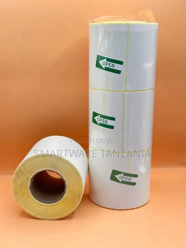200 Labels Per Roll White Self Adhesive Sticker for Printing Barcoding - Buy in Dar es Salaam, Tanzania | Smartware