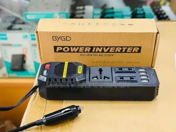 200W Smart Car Inverter Converter DC 12V to 220V AC - Buy in Dar es Salaam, Tanzania | Smartware