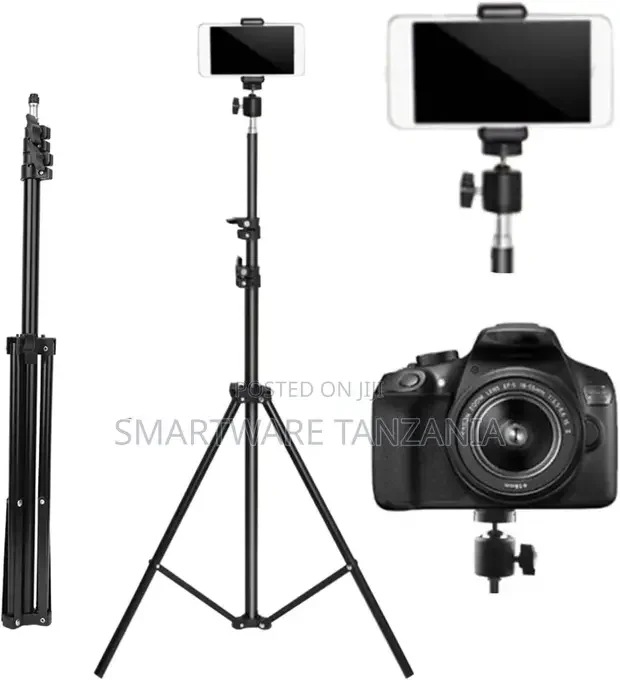 210cm Extendable Digital Camera, Phone Tripod Stand Holder - Buy in Dar es Salaam, Tanzania | Smartware