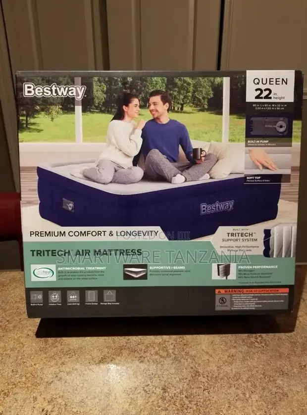 22 Inflatable Bed Mattress With Flocked Top - Buy in Dar es Salaam, Tanzania | Smartware