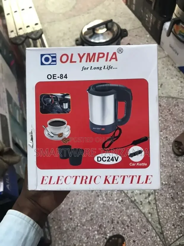 24V Car Kettle - 500ML Water Heater for Caravans - Buy in Dar es Salaam, Tanzania | Smartware
