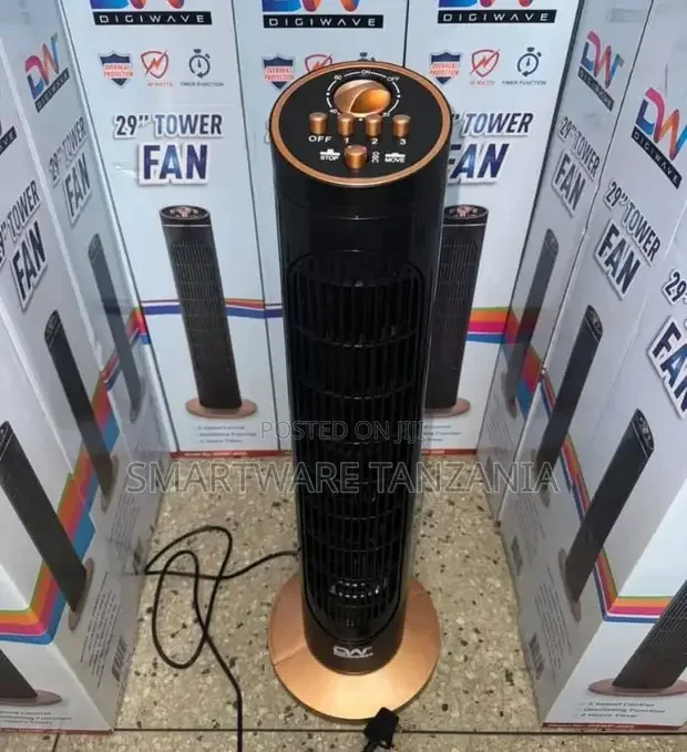 29 Inch Tower Fan Air Cooling Free Standing Oscillating Fan - Buy in Dar es Salaam, Tanzania | Smartware