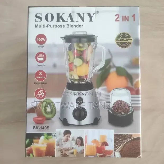 2-in-1 400 W Stand Mixer And Smoothie Maker - Buy in Dar es Salaam, Tanzania | Smartware