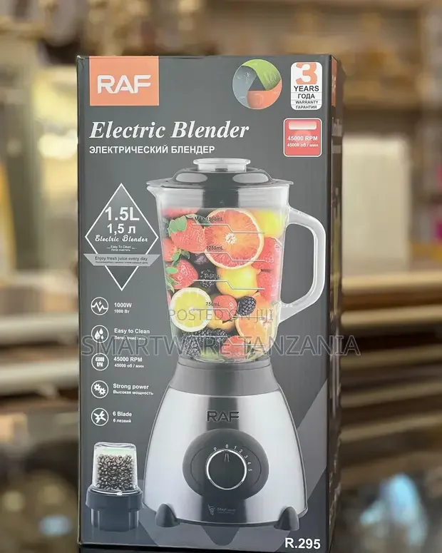 2-in-1 Blender, Milkshake, Smoothie Blender 1.5L, Glass Bowl