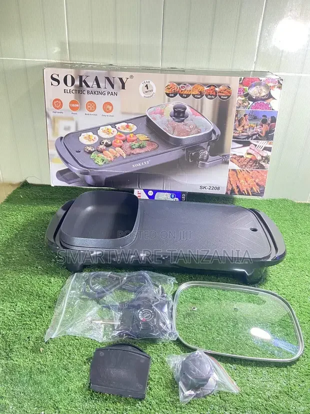 2 In 1 Electric Grill And Hot Pot - Buy in Dar es Salaam, Tanzania | Smartware