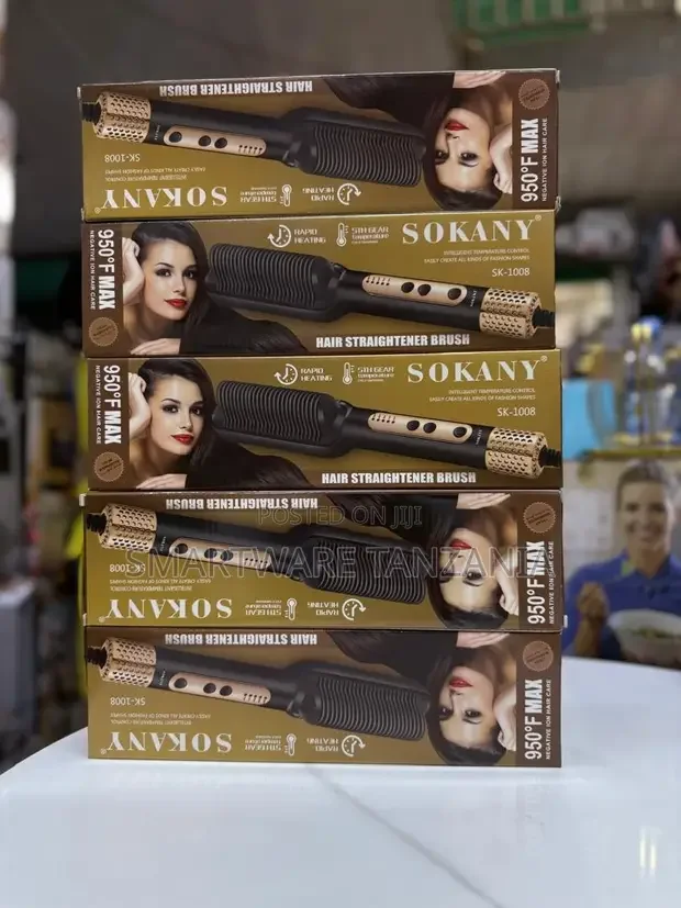 2-in-1 Hair Curler and Straightener, 30s Fast Heating