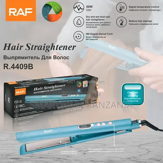 2-in-1 Wet and Dry Hair Curler Straightener - Buy in Dar es Salaam, Tanzania | Smartware