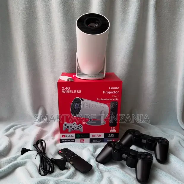 2 In 1 Wireless Game Projector Wi-fi 6 With 2 Controllers - Buy in Dar es Salaam, Tanzania | Smartware