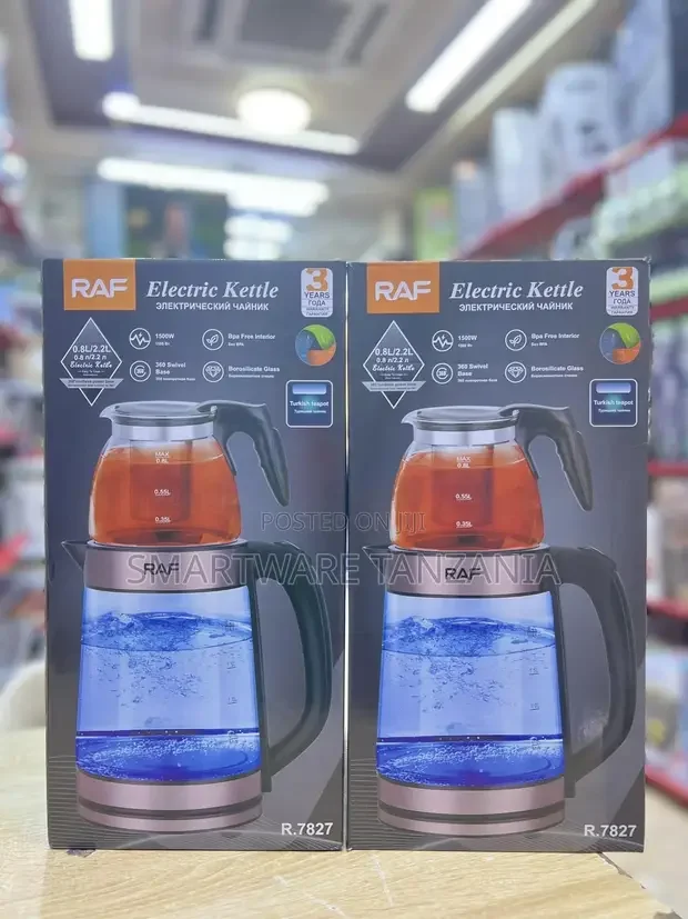 Elegant 2-liter Electric Kettle Borosilicate Glass - Buy in Dar es Salaam, Tanzania | Smartware