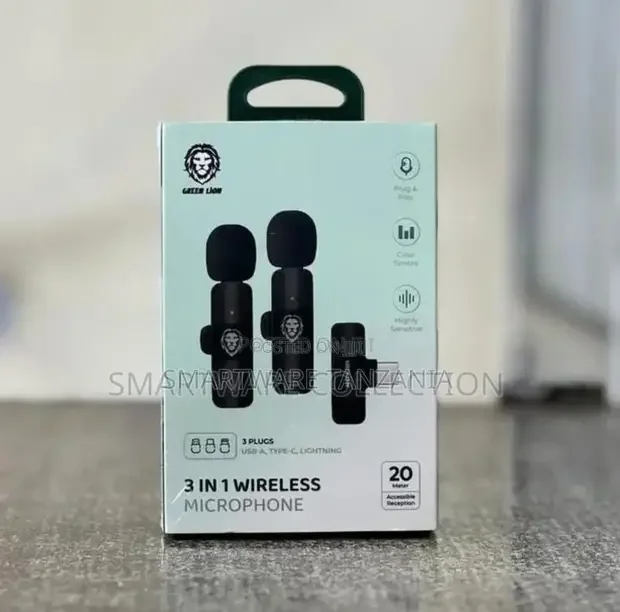 2 Pack Wireless Microphone For iPhone And Android - Buy in Dar es Salaam, Tanzania | Smartware