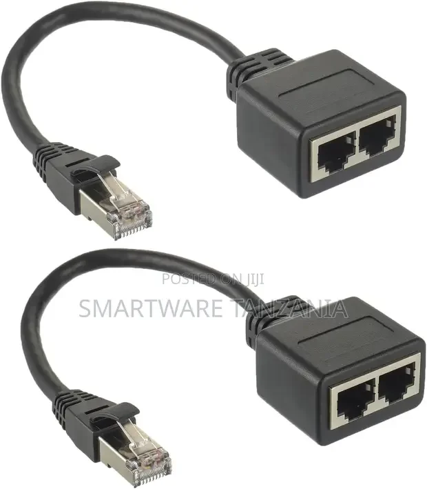 2 Port RJ45 3 In1 Splitter Ethernet Adaptor Connector - Buy in Dar es Salaam, Tanzania | Smartware