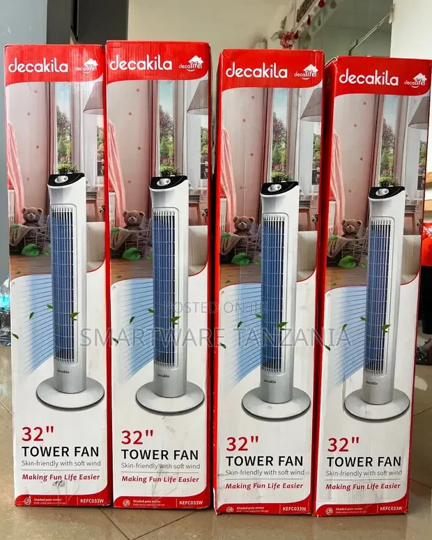 32-inch Cooling Tower Fan - Remote Control, 3 Speed Mode - Buy in Dar es Salaam, Tanzania | Smartware