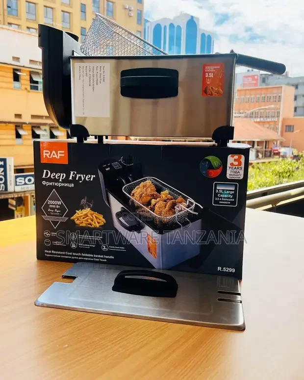 3.5 Litre Home Deep Fat Fryer Stainless Steel - Buy in Dar es Salaam, Tanzania | Smartware