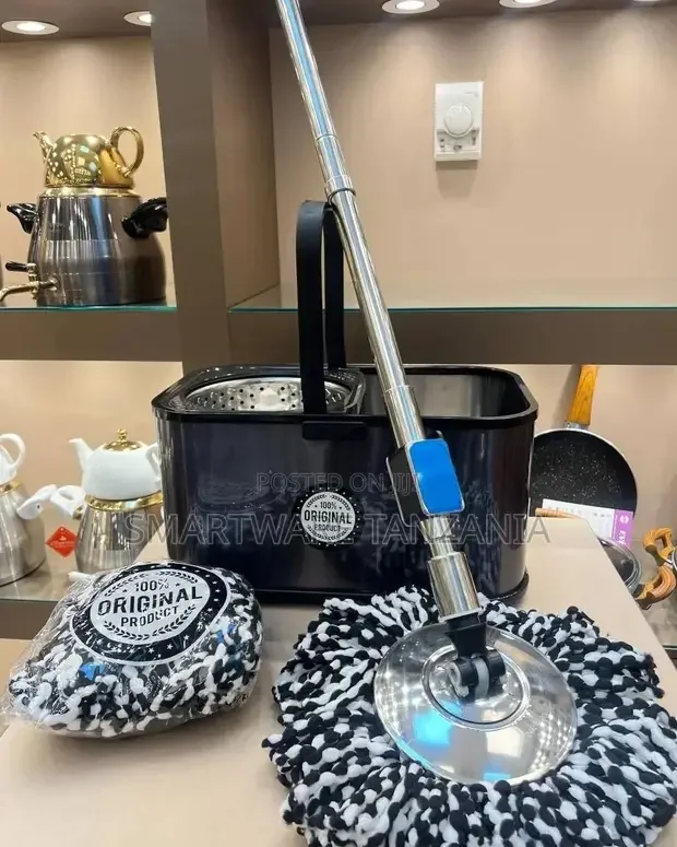 360 Degree Cleaning Spin Mop With Easy Wheels - Buy in Dar es Salaam, Tanzania | Smartware