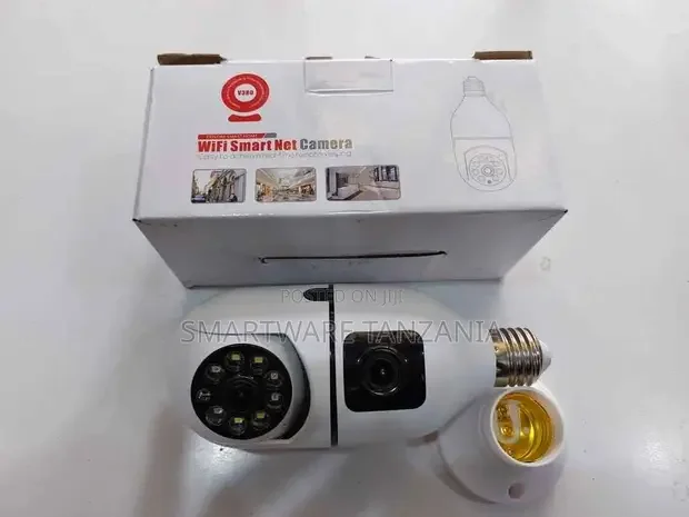 360° Panoramic PTZ Bulb CCTV Security Smart Wifi Camera - Buy in Dar es Salaam, Tanzania | Smartware
