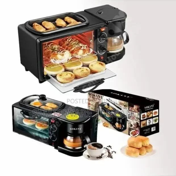 3-in-1 Breakfast Station Coffeemaker Toaster Griddle - Buy in Dar es Salaam, Tanzania | Smartware