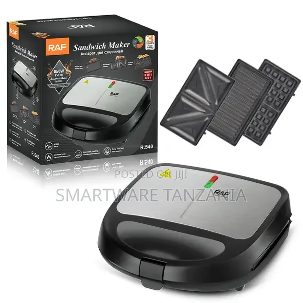 3-in-1 Sandwich Maker, Contact Grill & Waffle Iron - Buy in Dar es Salaam, Tanzania | Smartware