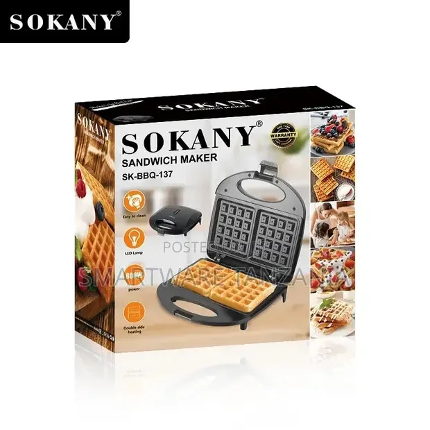 3 In 1 Waffle Sandwich Panini Maker - Buy in Dar es Salaam, Tanzania | Smartware