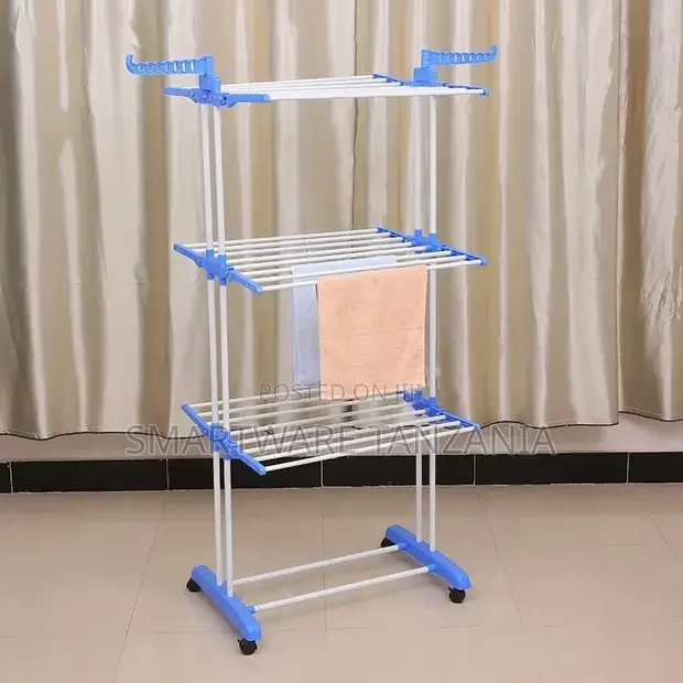 3 Layer Cloth Drying Stand for Balcony - Buy in Dar es Salaam, Tanzania | Smartware