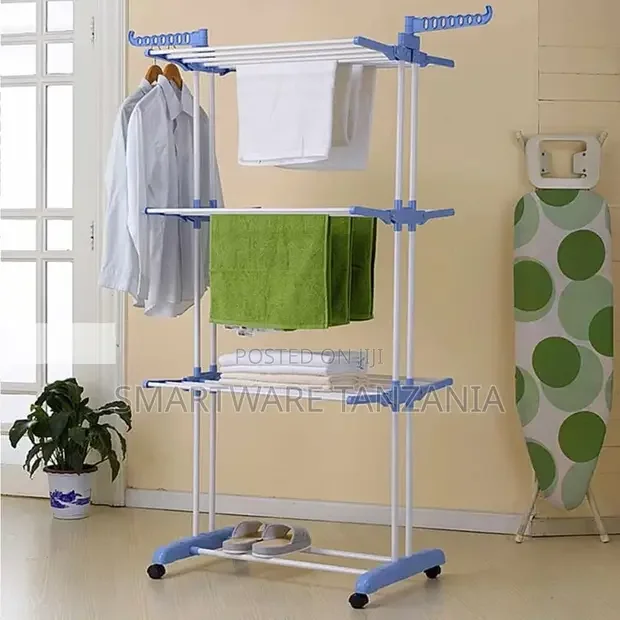3 Layer Cloth Drying Stand Laundry Dryer Hanger - Buy in Dar es Salaam, Tanzania | Smartware