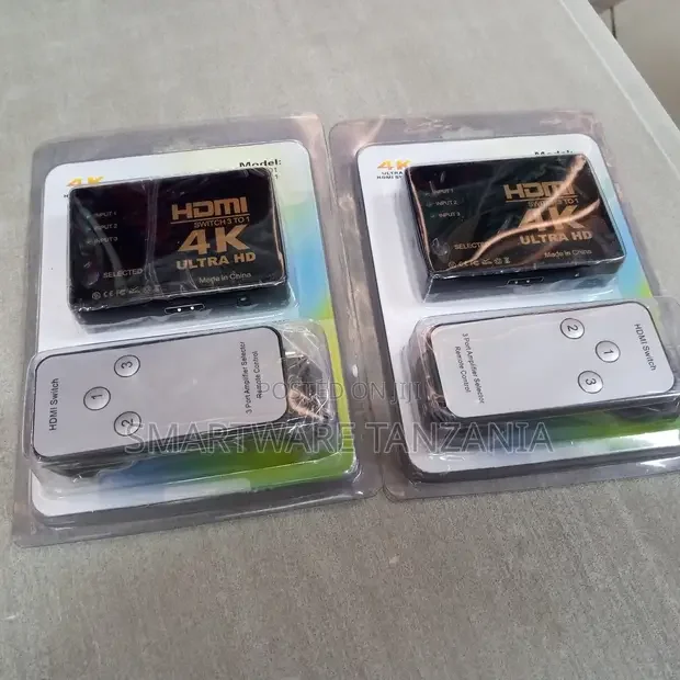 3-port HDMI Splitter Switch Cable 3 In 1 Out - Buy in Dar es Salaam, Tanzania | Smartware