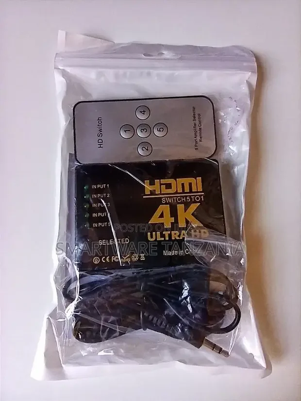 3 PORT HDMI Switcher Selector With IR Remote - Buy in Dar es Salaam, Tanzania | Smartware
