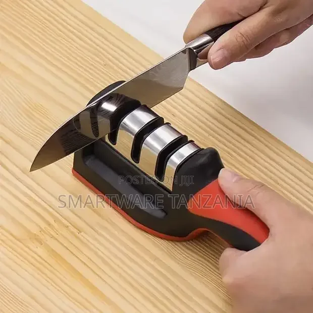 3 Stage Stainless Steel Kitchen Tools Knife Sharpener - Buy in Dar es Salaam, Tanzania | Smartware