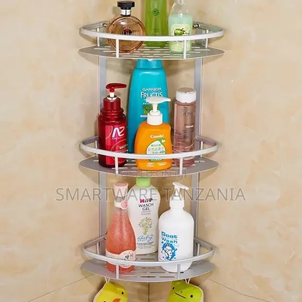 3 Tier Bathroom Corner Stand Stainless Steel Corner Shelf - Buy in Dar es Salaam, Tanzania | Smartware
