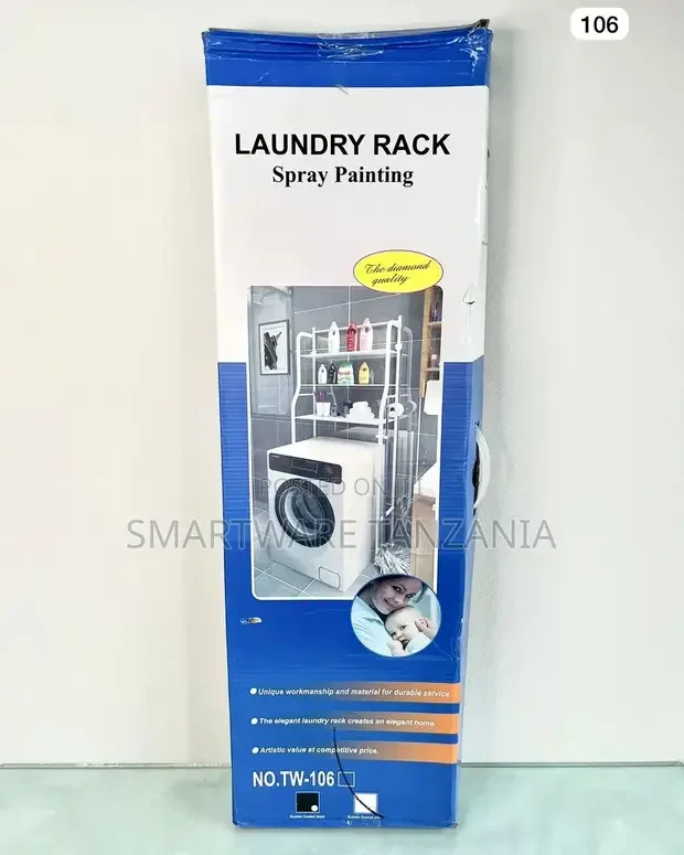3-Tier Bathroom Space-Saving Storage Washing Machine Rack - Buy in Dar es Salaam, Tanzania | Smartware