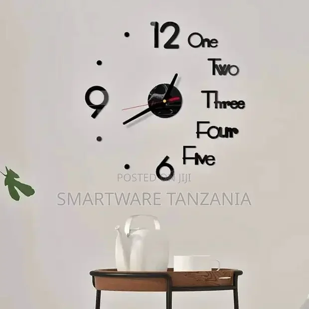 3D Wall Clocks, Modern Design DIY Clock - Buy in Dar es Salaam, Tanzania | Smartware