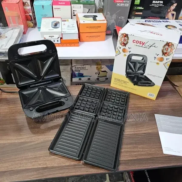 3in1 Interchangeable Sandwich, Grill And Waffle Maker - Buy in Dar es Salaam, Tanzania | Smartware